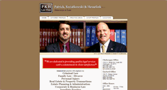 Desktop Screenshot of pklawfirm.com